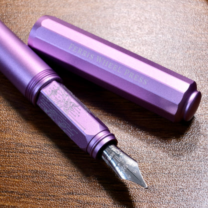 Ferris Wheel Press Aluminum Carousel Fountain Pen - Aurorealis (Limited Edition)