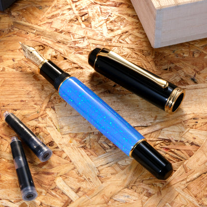 Kuretake Kumeginga Fountain Pen - Kyoto Opal - Blue