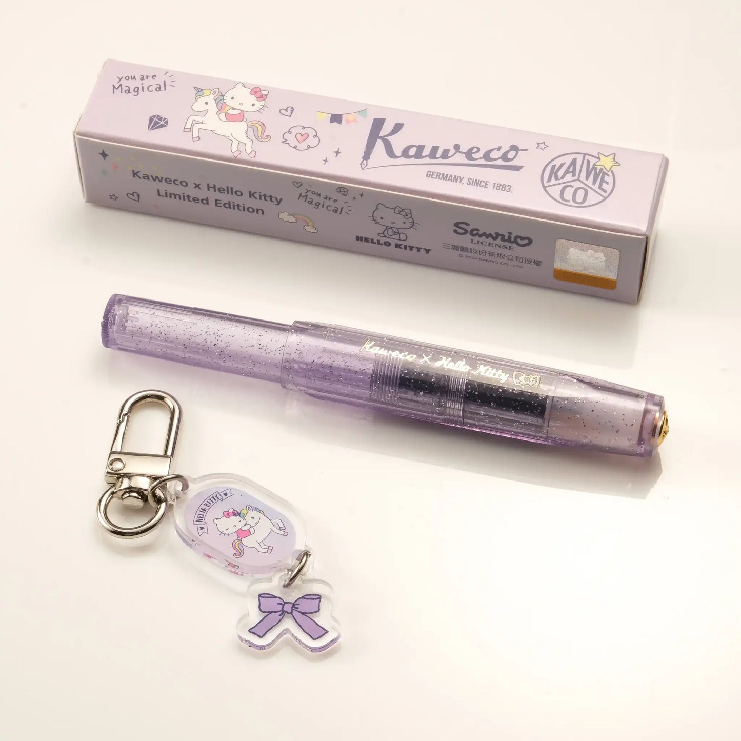 Kaweco X Hello Kitty Classic Sport Fountain Pen - Stardust Violet