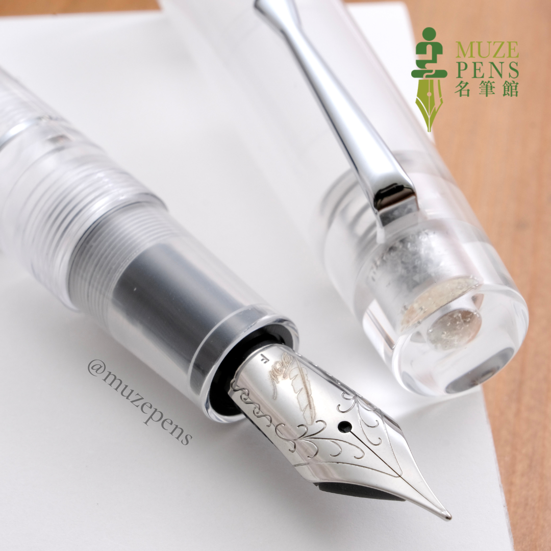 Fine Writing Int. Fenestro Fountain Pen - Demonstrator (Silver Trim)